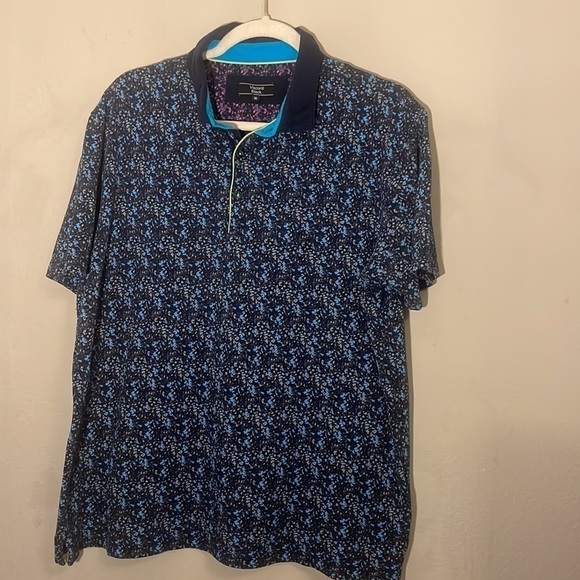 Visconti black men’s multi colored short sleeve shirt polo size XL - Picture 4 of 5
